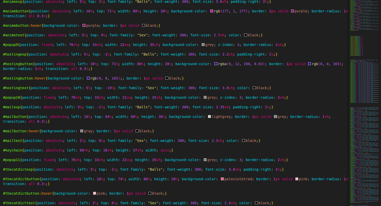 Image of css code