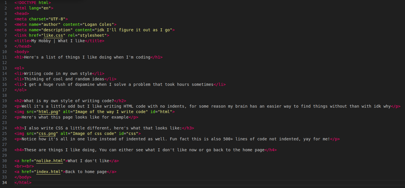 Image of the way I write code